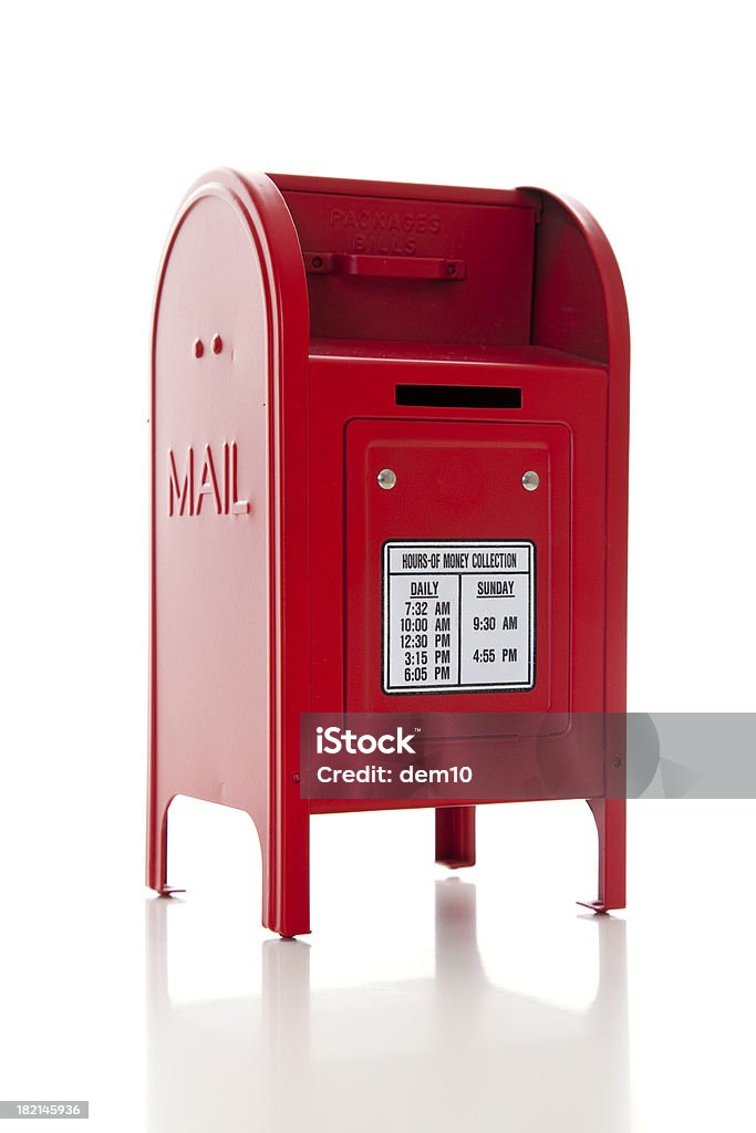Cassetta postale rossa - Foto stock royalty-free di Cassetta delle lettere