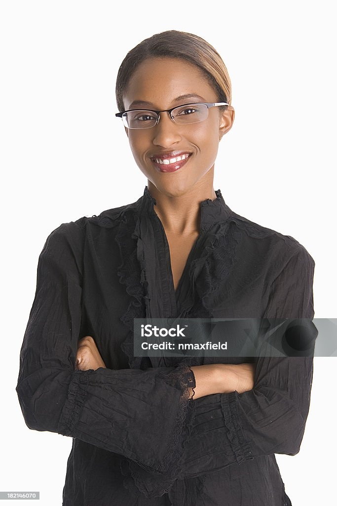 Sonriente mujer de negocios - Foto de stock de Adulto libre de derechos