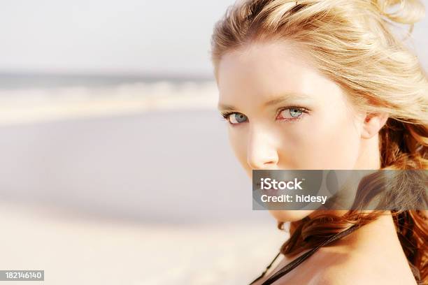 Clear Day Stock Photo - Download Image Now - Beach, Human Face, One Woman Only