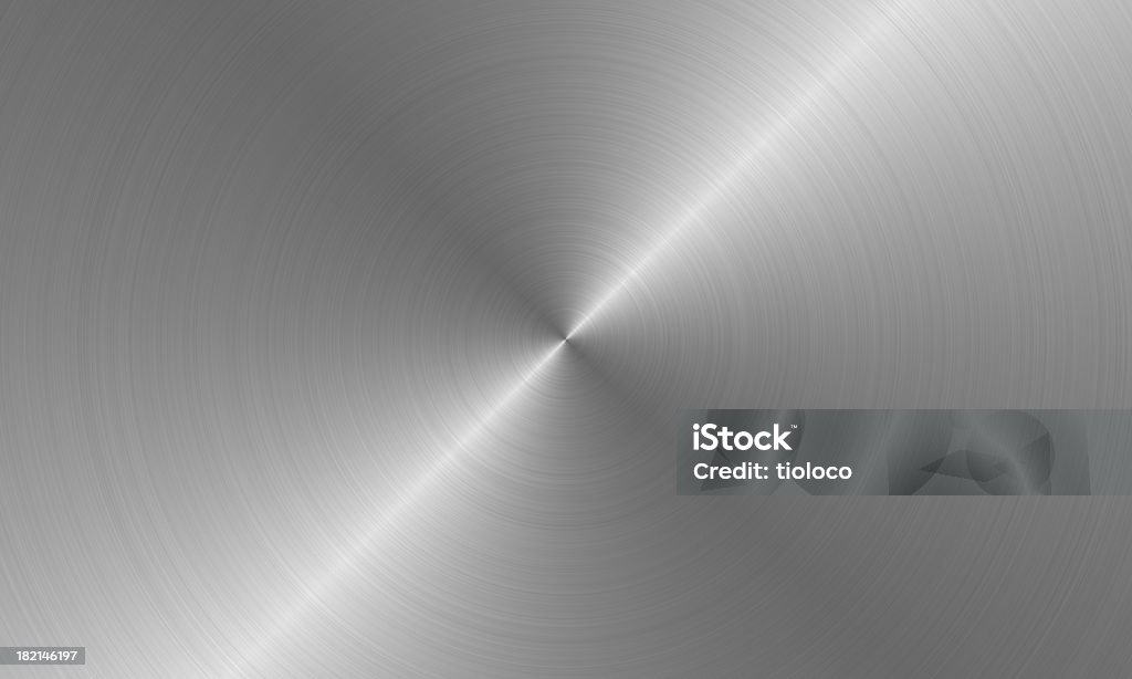 radial metal cepillado - Foto de stock de Platino libre de derechos