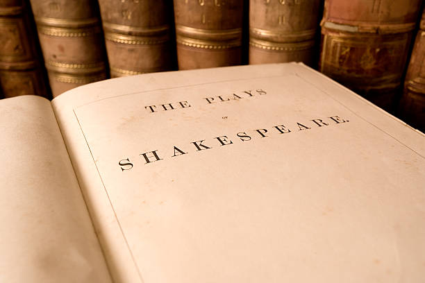 Plays of Shakespeare The title page from an antique book of the plays of Shakespeare. william shakespeare stock pictures, royalty-free photos & images