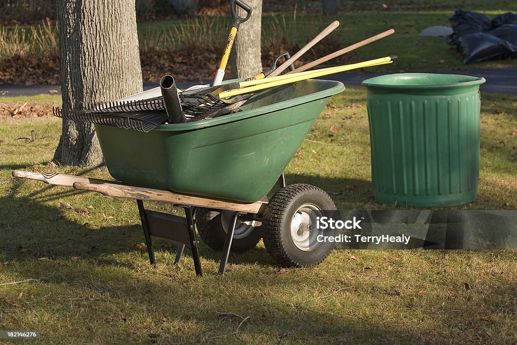 Yard Umweltschutz-Reinigungsaktion - Lizenzfrei Arbeiten Stock-Foto