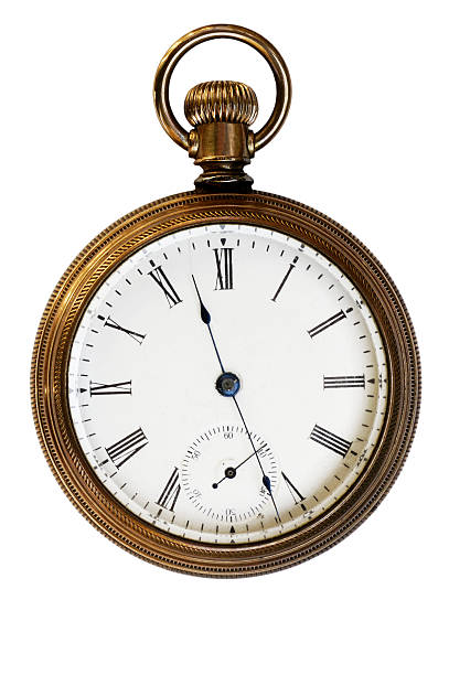 istock Great, Great, Grandfather's gold pocket watch 182146450