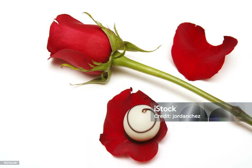 Rose e chocolates - Foto de stock de Amor royalty-free