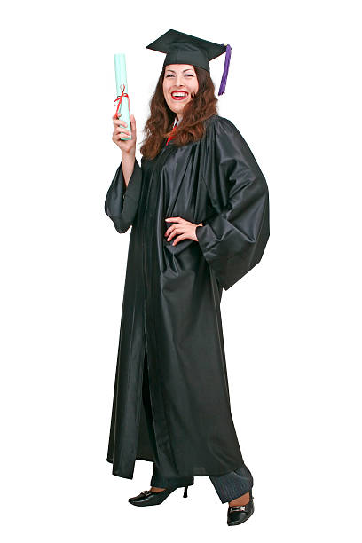 istock Happy graduate with diploma 182146578