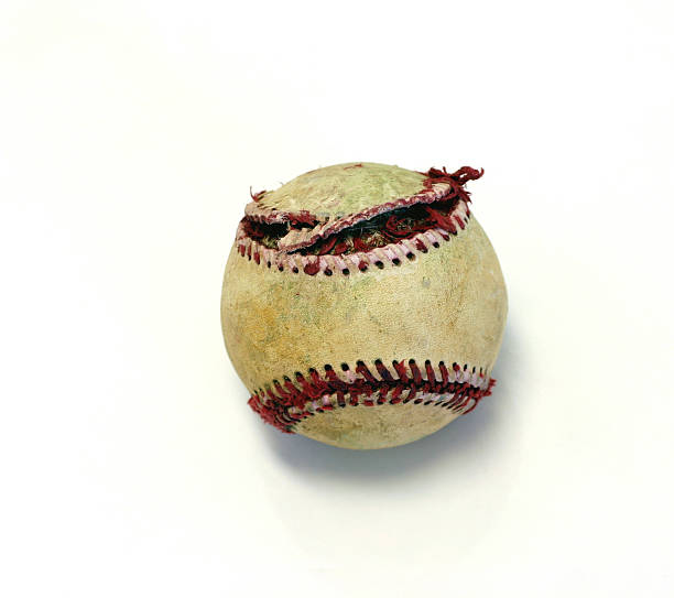 Old Baseball an old baseball old baseball stock pictures, royalty-free photos & images