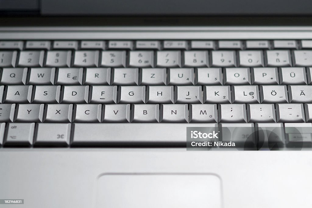 Teclado de Laptop - Foto de stock de Azul royalty-free