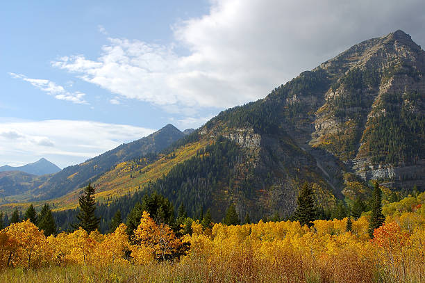 Autumn at Sundance stock photo