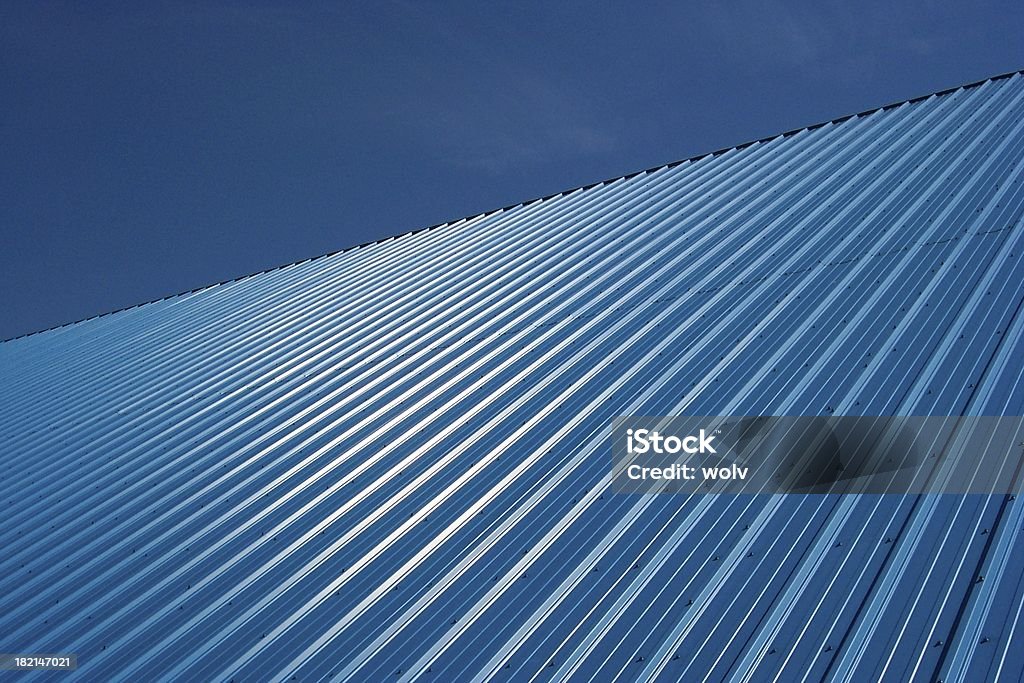 Schräge Blau - Lizenzfrei Dach Stock-Foto