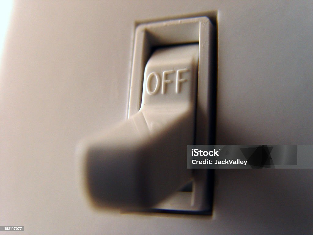 Lightswitch-off - Royalty-free Escuro Foto de stock