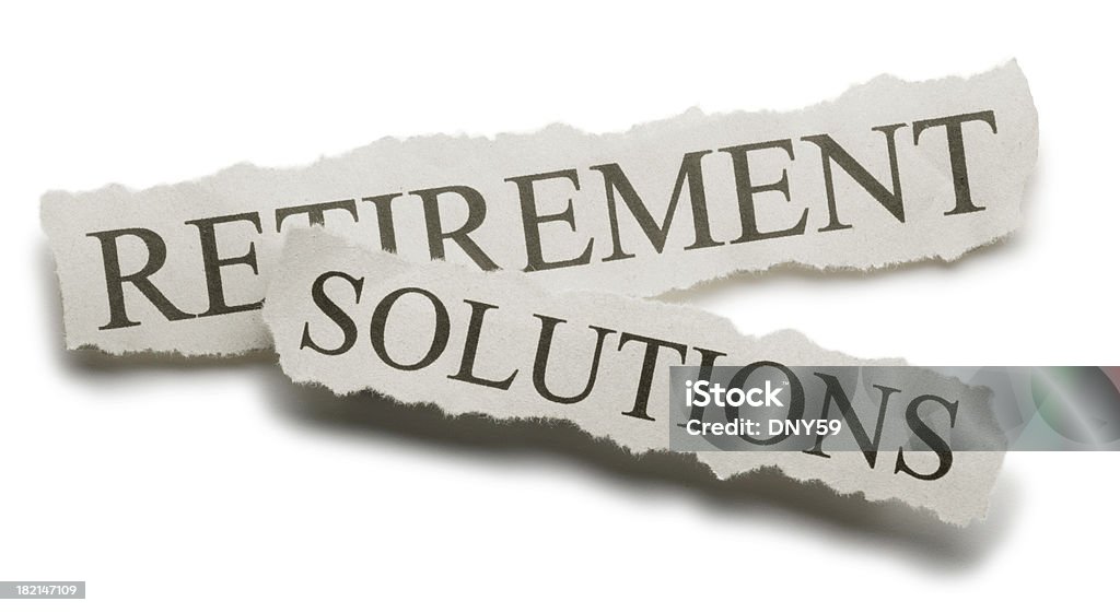 Retiremnet soluciones - Foto de stock de 401k - Palabra en inglés libre de derechos