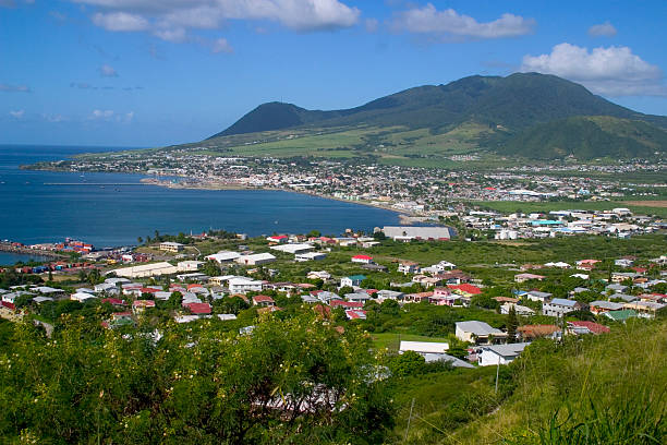 Basseterre St. Kitt's Nevis stock photo