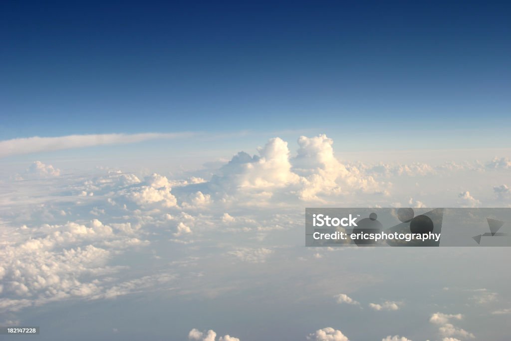 雲上から - 積雲のロイヤリティフリーストックフォト