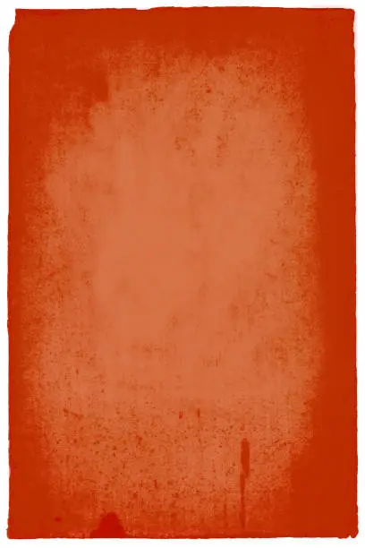 Photo of stained red paper