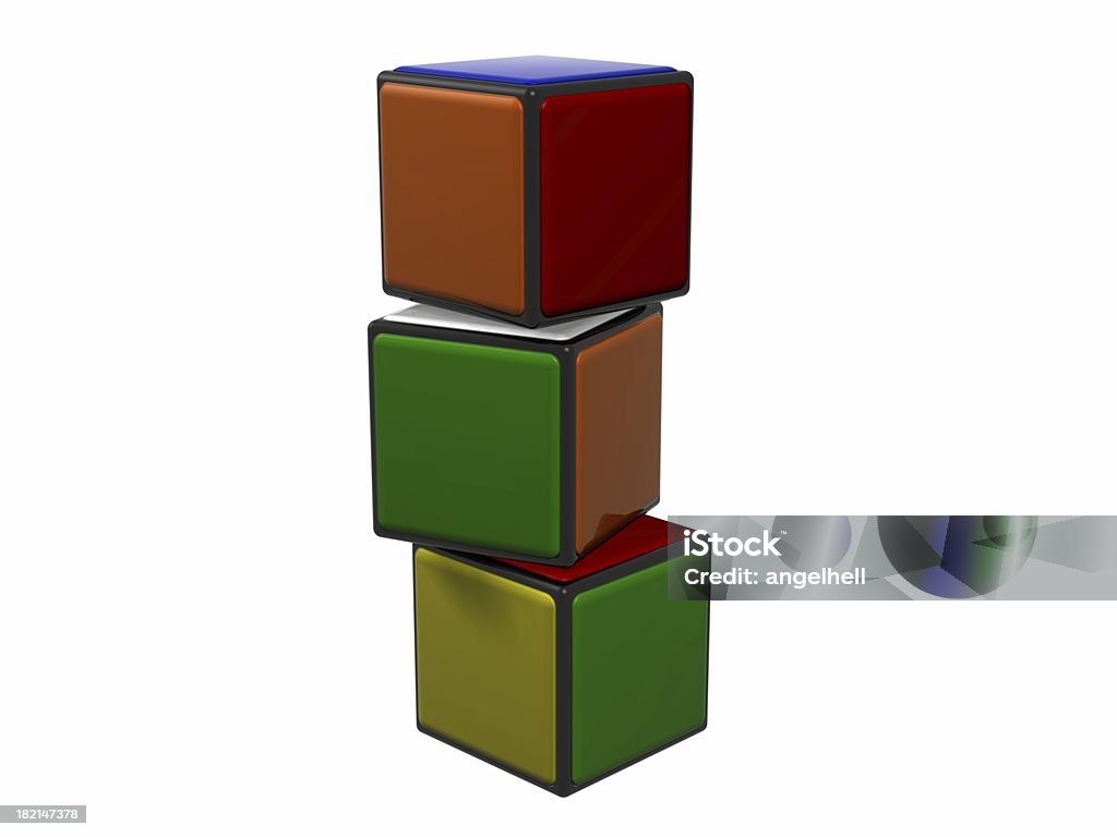 Cubos de color 2 - Foto de stock de Cubo - Forma geométrica libre de derechos