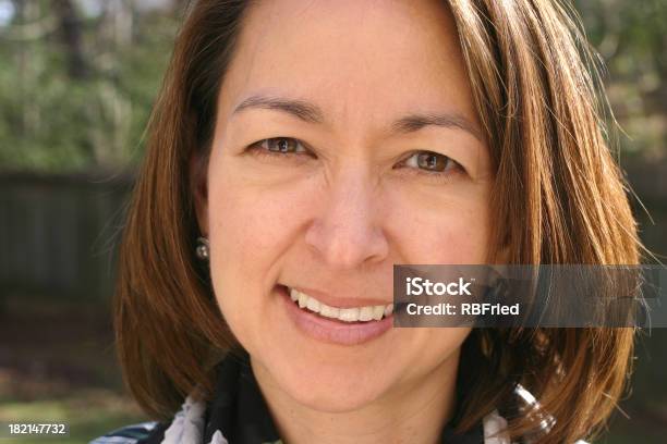Asian Woman Smiling Stock Photo - Download Image Now - 35-39 Years, 40-44 Years, Adult