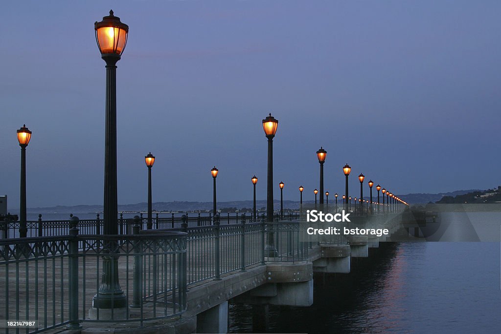 Baía de São Francisco à noite - Foto de stock de Baía royalty-free