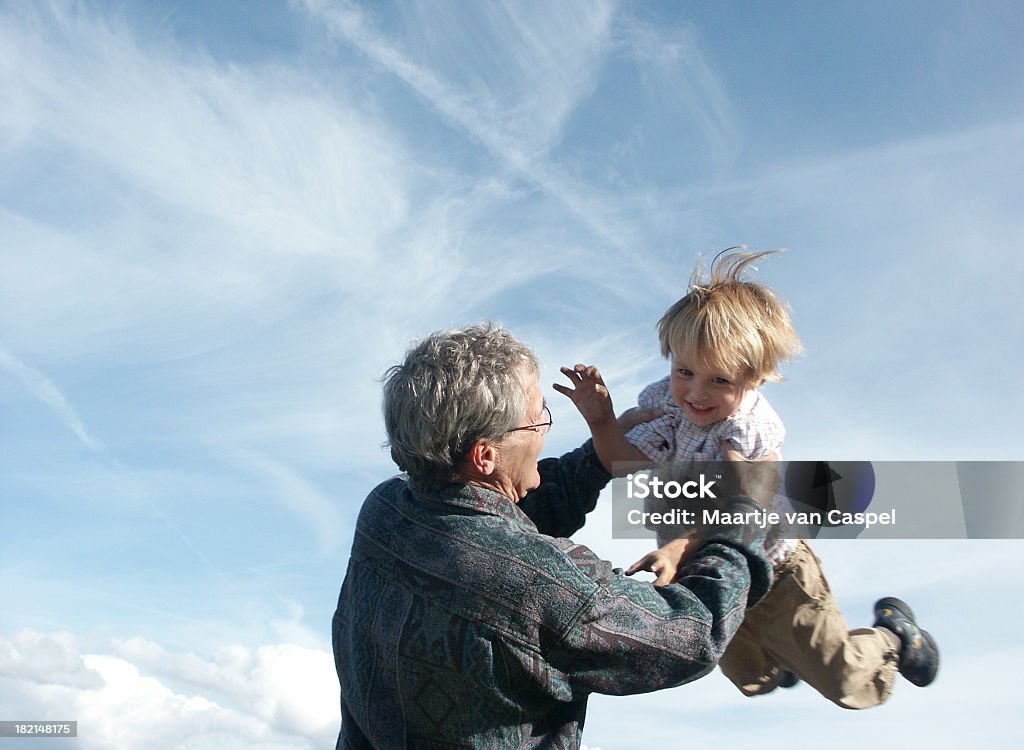 Fly niño. - Foto de stock de Abuelo libre de derechos