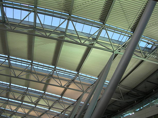 Airport Roof 01 stock photo