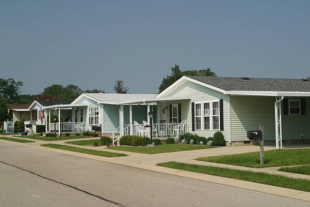 Modular Home Development. Prefab House. Fairborn, Dayton, Ohio stock photo