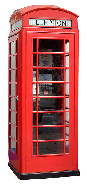 電話ボックス - red telephone box ストックフォトと画像