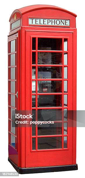 Telephone Box Stock Photo - Download Image Now - Telephone Booth, London - England, Cut Out