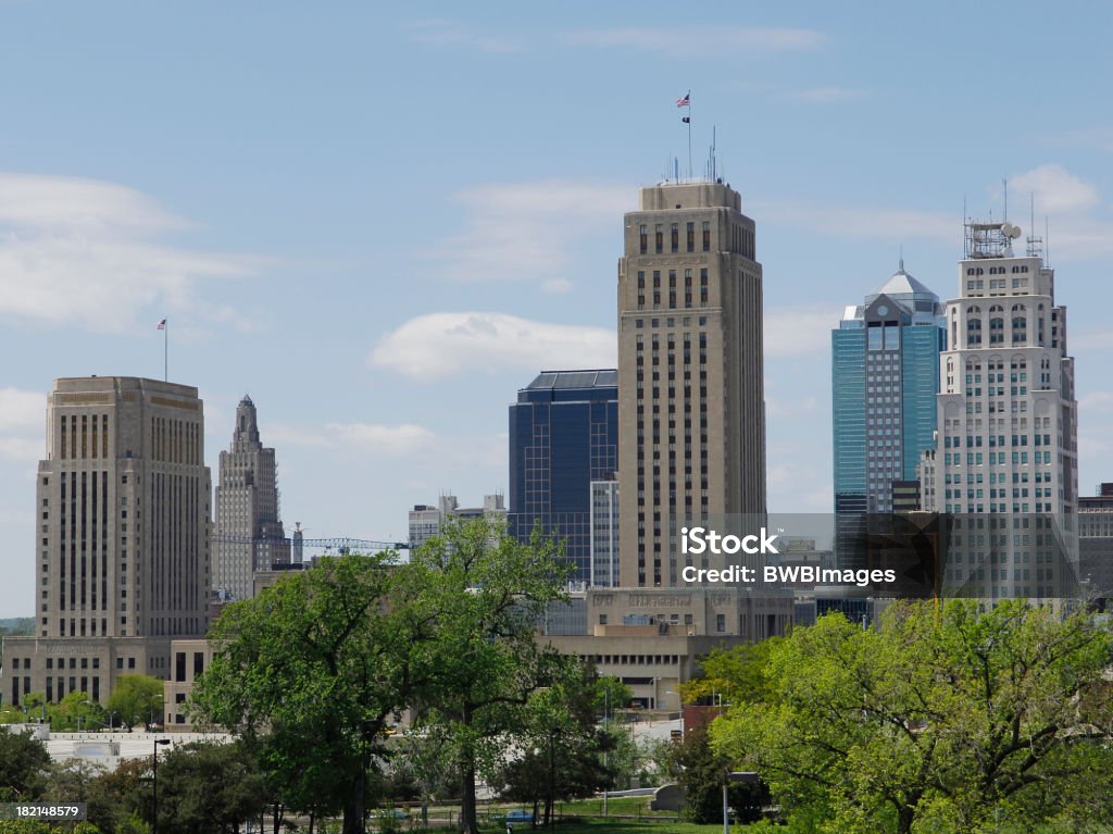 Vista de la ciudad de Kansas - Foto de stock de Kansas City - Missouri libre de derechos