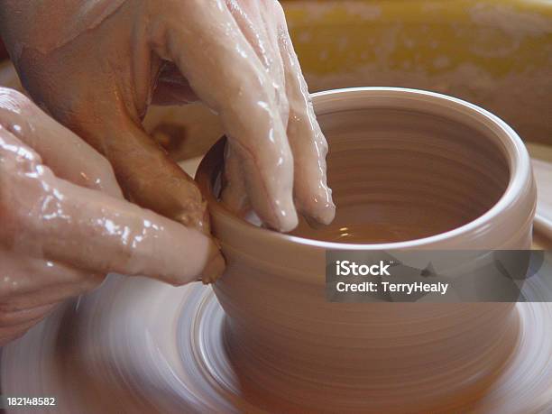 Potters Hands 3 Stock Photo - Download Image Now - Art, Art And Craft, Brown