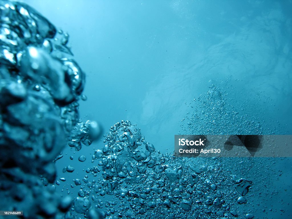Ascendente de bolhas - Royalty-free Dióxido de carbono Foto de stock