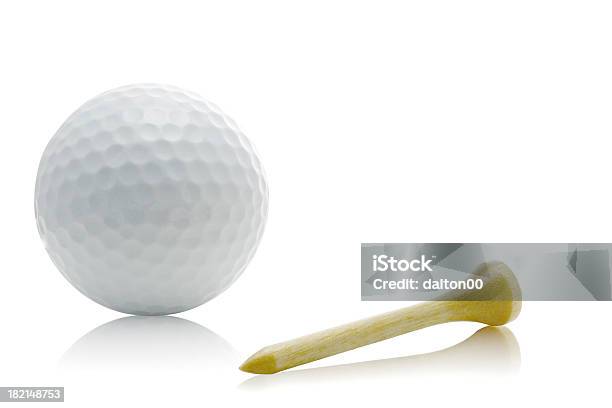 Golfball Und Tee Stockfoto und mehr Bilder von Fotografie - Fotografie, Freizeitspiel, Golf