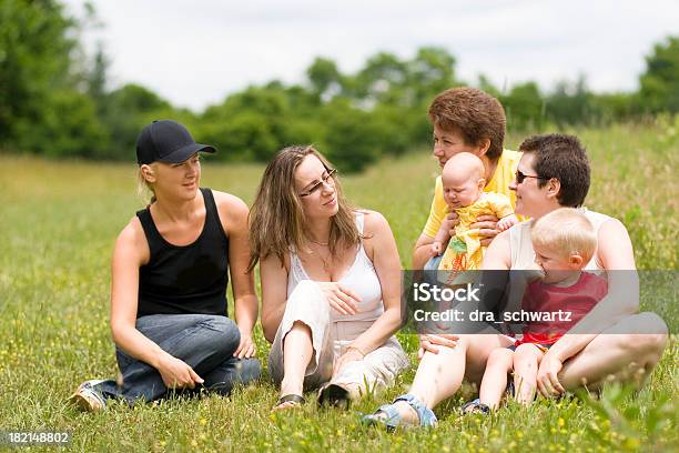 Girls Talk Stock Photo - Download Image Now - Community, Family, Large