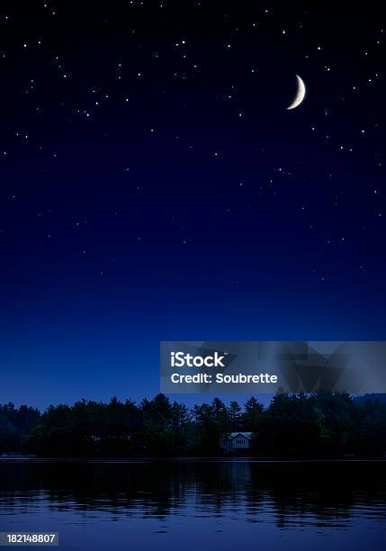 Sternennacht Ii Stockfoto und mehr Bilder von Nacht - Nacht, Himmel, Mond