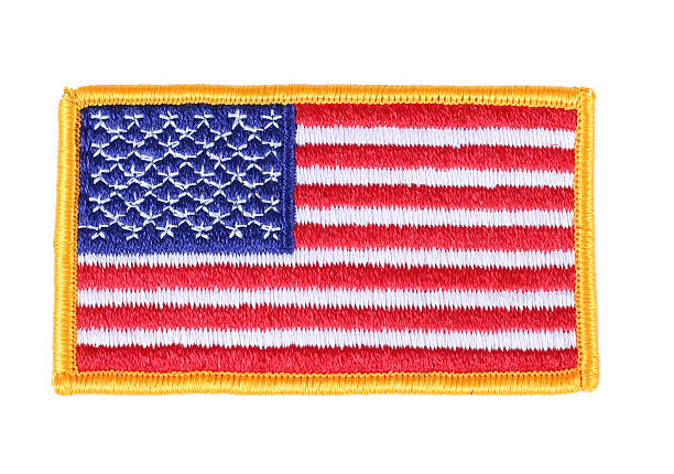 Flag Patch stock photo