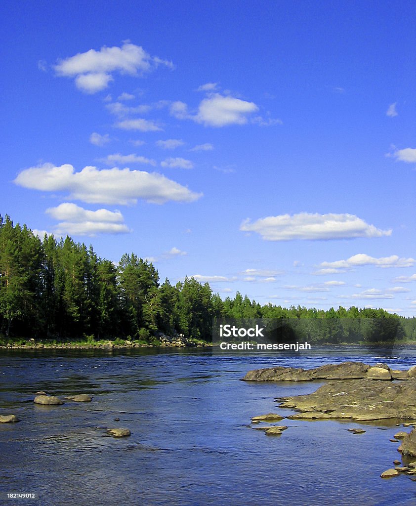 Rzeka Tornio - Zbiór zdjęć royalty-free (Rzeka)