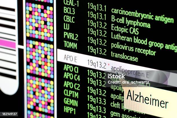 Photo libre de droit de Alzheimer Maladie banque d'images et plus d'images libres de droit de Maladie d'Alzheimer - Maladie d'Alzheimer, ADN, Expérience scientifique