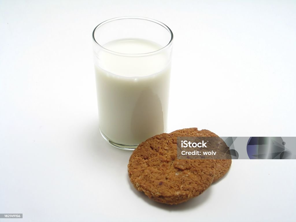 & Lait et biscuits - Photo de Biscuit libre de droits