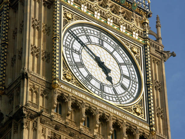 istock Big Ben, London, UK: clockface of the iconic landmark 182149412