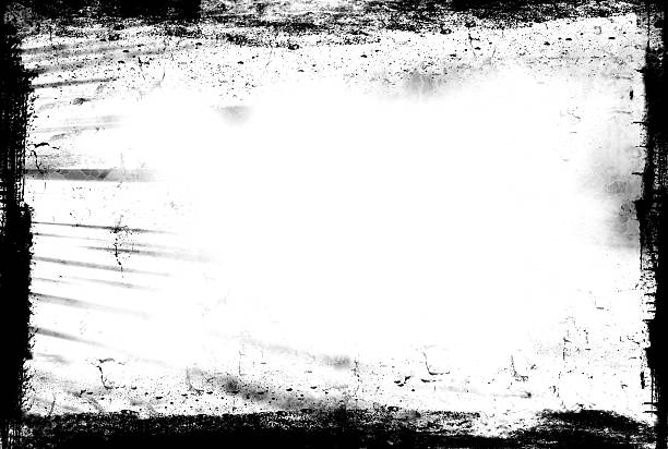 grunge telaio - grunge dirty textured effect black foto e immagini stock