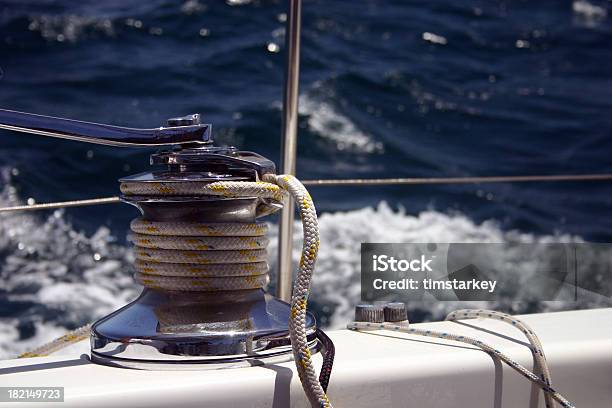 Details Aus Seil Auf See Stockfoto und mehr Bilder von Flaschenzug - Flaschenzug, Großsegler, Anker