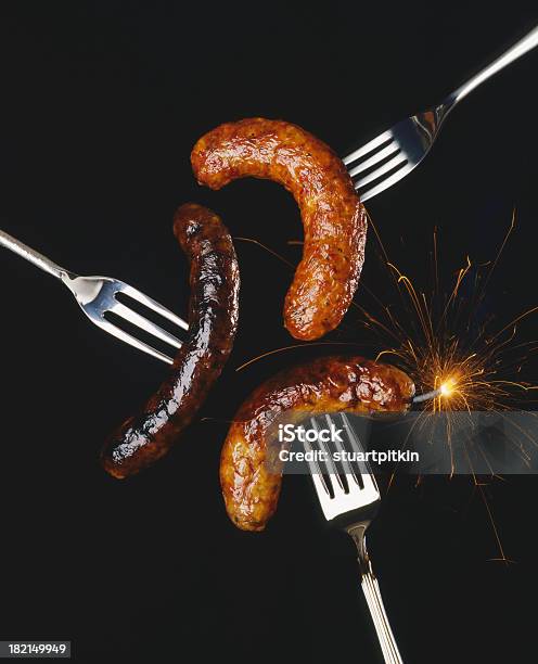 Photo libre de droit de Saucisses Sur La Fourche De Winnipeg banque d'images et plus d'images libres de droit de Exploser - Exploser, Amorce, Feu de joie