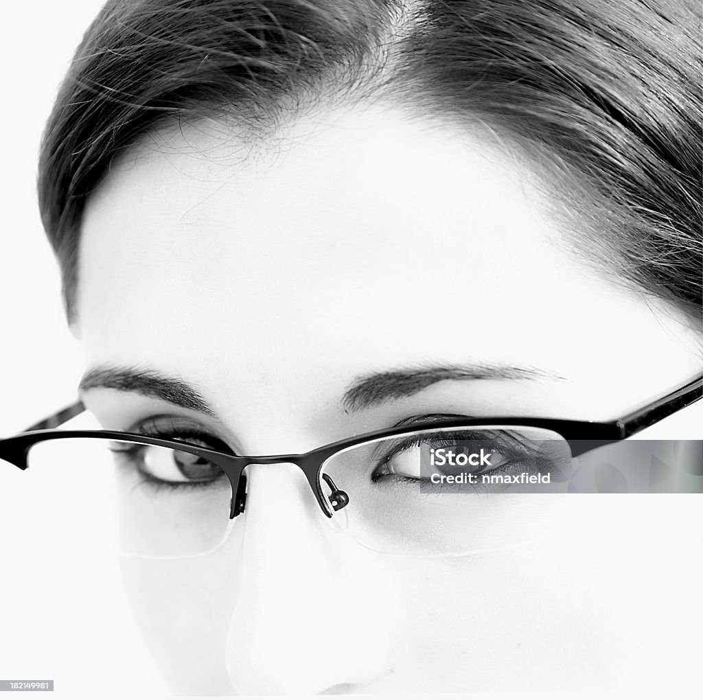 Woman with glasses Woman with glasses. Adult Stock Photo