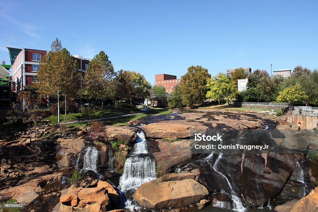 Falls Park Greenville - Lizenzfrei Fotografie Stock-Foto