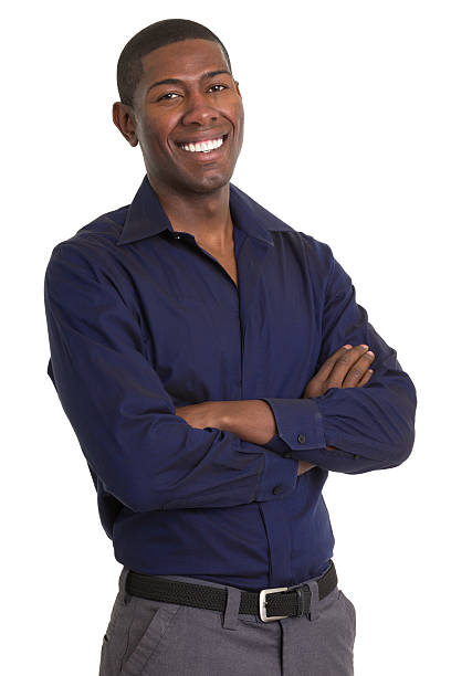istock Excited Man Smiling With Arms Crossed 182150086