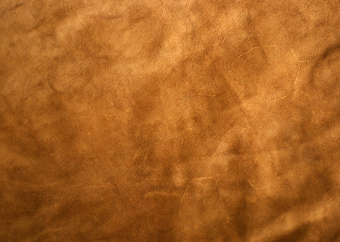 A detailed close-up of leather.