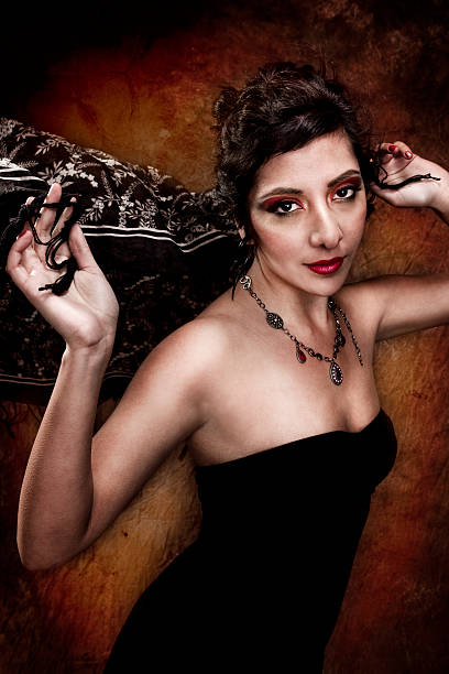 istock Beautiful Ethnic Woman in Studio 182150389