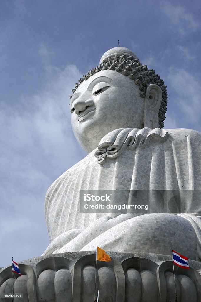 Big Buddha at Phuket Province, Thailand Big Buddha and blue sky at Phuket Province, Thailand  Giant Buddha Stock Photo