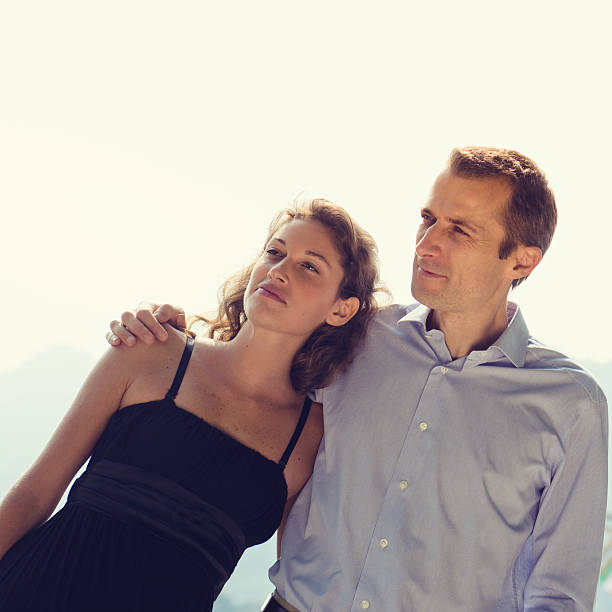 istock Lover in the air - couple embracing 182150656