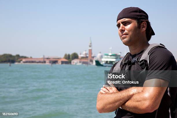 Man Tourist Smiling And Looking At Camera In Venice Italy Stock Photo - Download Image Now