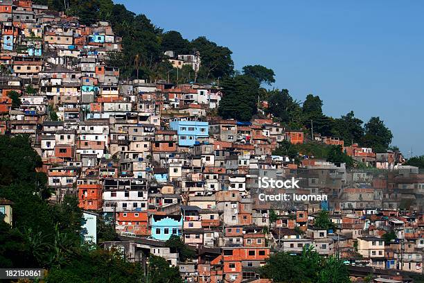 Photo libre de droit de Favelas De Rio De Janeiro banque d'images et plus d'images libres de droit de Favela - Favela, Bidonville, Rio de Janeiro