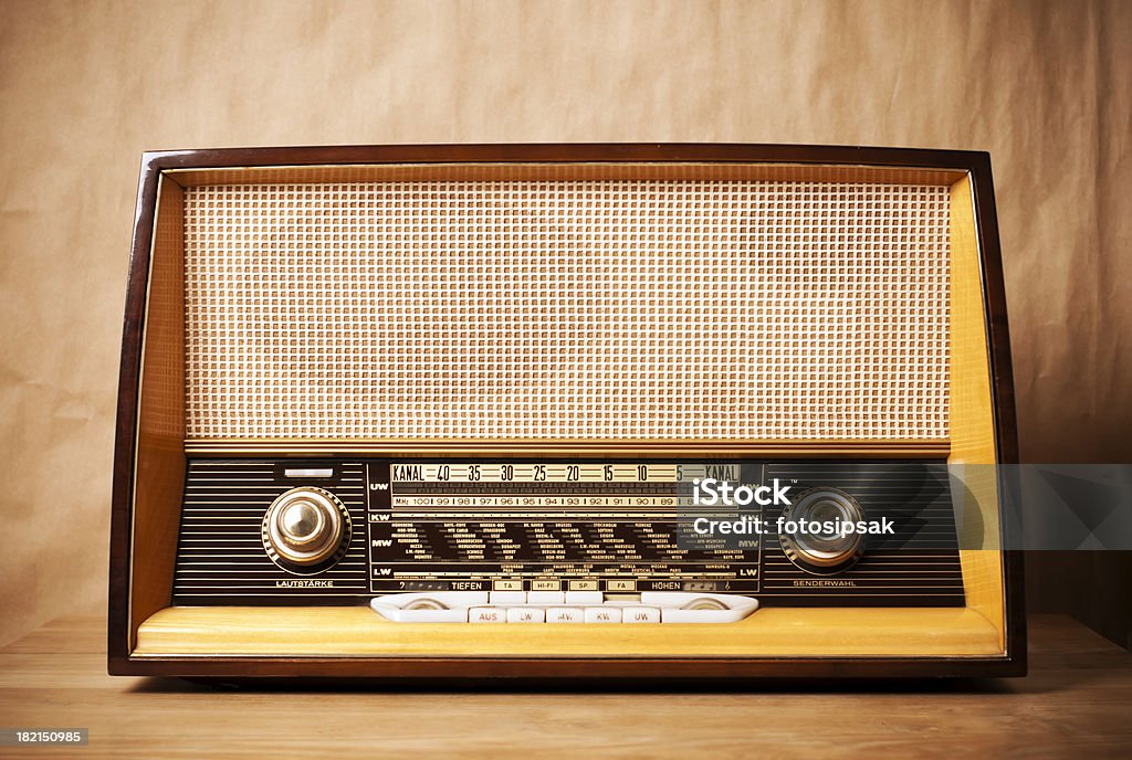 Retro Radio Stock Photo - Download Image Now - Radio, Old, - iStock